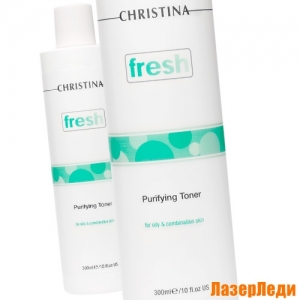 Fresh Purifying Toner for oily combination skin CHRISTINA, Очищающий Тоник для Жирной кожи и Комбинированной кожи КРИСТИНА Fresh