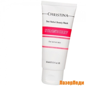 Sea Herbal Beauty Mask Strawberry FOR NORMAL SKIN CHRISTINA, Маска Красоты на Основе Морских Трав для Нормальной Кожи «Клубника» КРИСТИНА
