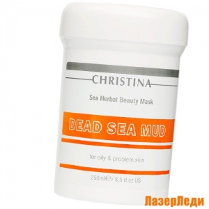 Sea Herbal Beauty Dead Sea Mud Mask FOR OILY & PROBLEM SKIN CHRISTINA, Маска Красоты «Грязь Мертвого моря» для Жирной и Проблемной Кожи КРИСТИНА