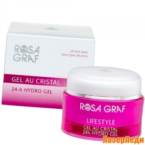 Cristal Eye Contour Cream-Gel Rosa Graf, Кристальный Крем-Гель для Контура Глаз с Витамином А Роза Граф