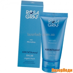 AmintaMED Balm NIGHT Rosa Graf, Ночной Крем с Микро-Серебром Роза Граф