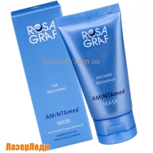 AmintaMED Mask Rosa Graf, Анти АКНЕ Маска с Микро-Серебром Роза Граф