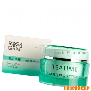Tea Time Cream DAY & NIGHT Rosa Graf, Крем с Экстрактом Зеленого Чая Роза Граф