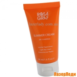 Summer Cream SPF15 MIDDLE Rosa Graf, Летний Крем SPF15 Роза Граф